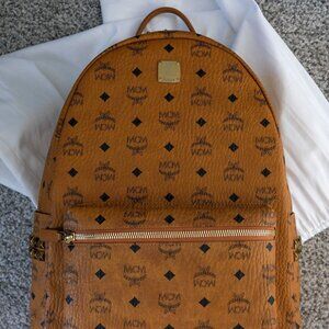 MCM brown backpack (M)
